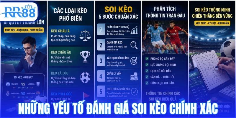 Các tiêu chí quan trọng giúp phân tích soi kèo hiệu quả