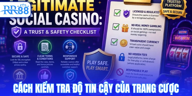 Cách kiểm tra độ tin cậy của trang web cược