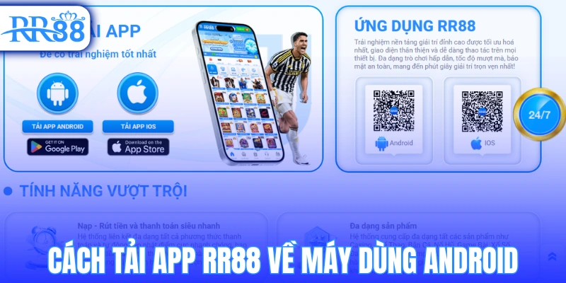 Cách tải app RR88 về máy dùng Android