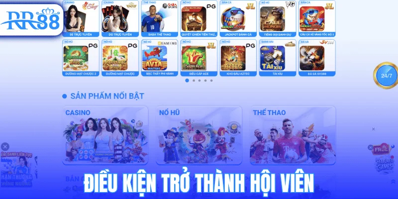 Điều kiện trở thành hội viên