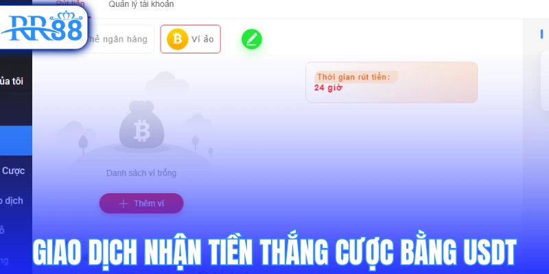 Giao dịch nhận tiền thắng cược bằng USDT