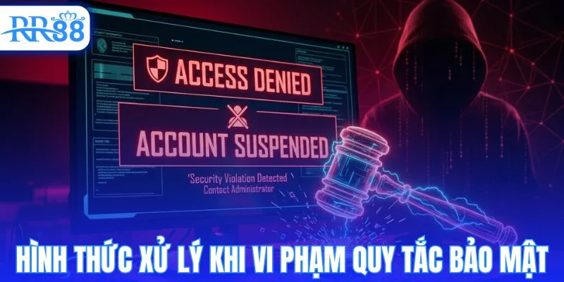 Hình thức xử lý vi phạm quy tắc bảo mật RR88