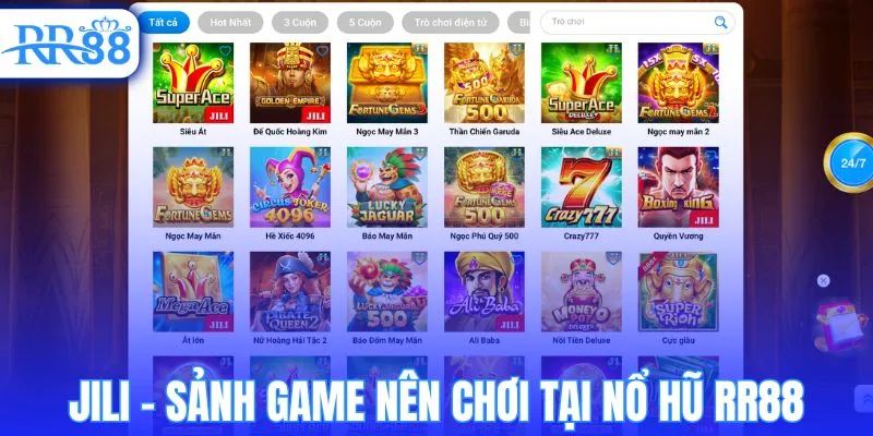 JILI - Sảnh game nên chơi tại nổ hũ RR88