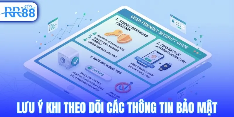 Lưu ý khi theo dõi các yếu tố bảo mật cho người mới